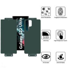 محافظ صفحه نمایش بوف مدل Full Body مناسب برای گوشی موبایل سامسونگ Galaxy S22 Ultra به همراه محافظ پشت گوشی