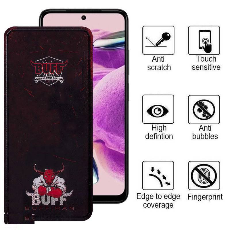 محافظ صفحه نمایش بوف مدل  Muscle-Bull-G مناسب برای گوشی موبایل شیائومی Redmi Note 12s / Poco M4 Pro 4G / Poco M5s
