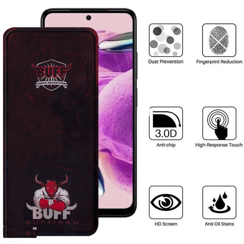 محافظ صفحه نمایش بوف مدل  Muscle-Bull-G مناسب برای گوشی موبایل شیائومی Redmi Note 12s / Poco M4 Pro 4G / Poco M5s