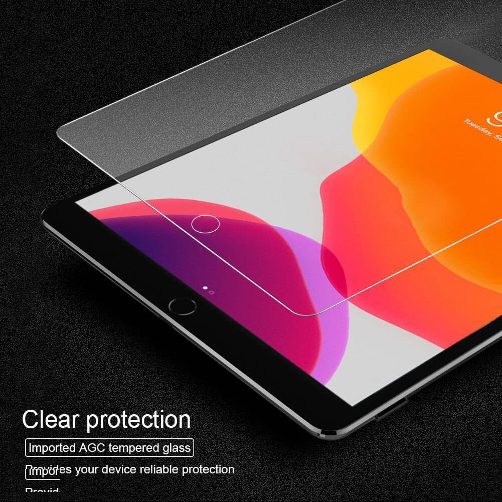 محافظ صفحه نمایش 5D اپیکوی مدل Super Power مناسب برای تبلت اپل iPad 10.2 (2021)/ iPad 10.2 (2020)/ iPad 10.2 (2019)