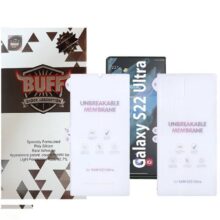 محافظ صفحه نمایش مات بوف مدل Hydrogel-Matte-G مناسب برای گوشی موبایل سامسونگ Galaxy S22 Ultra به همراه محافظ پشت گوشی