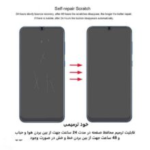 محافظ صفحه نمایش مات بوف مدل Hydrogel-Matte-G مناسب برای گوشی موبایل سامسونگ Galaxy S22 Ultra به همراه محافظ پشت گوشی