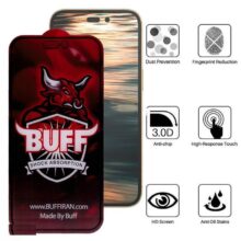 محافظ صفحه نمایش مات بوف مدل  5D -Pro مناسب برای گوشی موبایل اپل IPhone 14 Pro