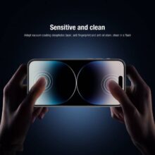 محافظ صفحه نمایش نیلکین مدل Amazing 2-in-1 HD  مناسب برای گوشی موبایل اپل iPhone 15 Pro max / 14 Pro max به همراه محافظ لنز دوربین