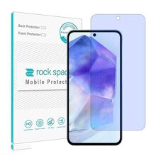 محافظ صفحه نمایش بلوکات راک اسپیس مدل Anti-Shock مناسب برای گوشی موبایل سامسونگ Galaxy A55
