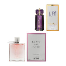 ادوپرفیوم اسکلاره مدل Lancome La Vie Est Belle به همراه عطر جیبی اسکلاره مدل Alien