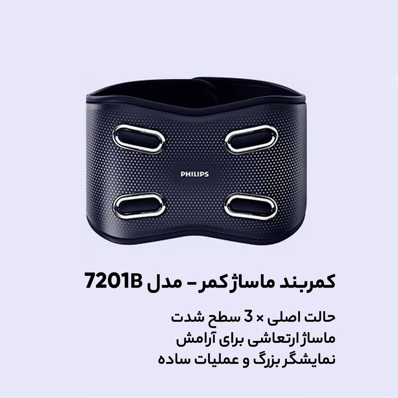 ماساژور کمر و شکم فیلیپس مدل PPM7201B