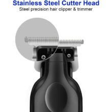 ماشین اصلاح موی سر و صورت کیمی مدل km-2293، اصلاح به صورت خط زن، منبع انرژی باتری، تکنولوژی اصلاح به صورت برش مستقیم، مدت زمان شارژ 180 دقیقه و مدت زمان استفاده پس از شارژ 180 دقیقه، به همراه آداپتور 5 ولت، کابل شارژ USB، سه عدد شانه، بدون صدا