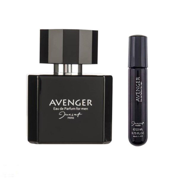 ادوپرفیوم مردانه ژک ساف مدل AVENGER حجم 100 میلی‌لیتر با عطر جیبی مردانه ژک ساف مدل AVENGER