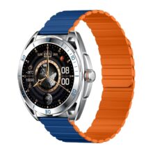 ساعت هوشمند گلوریمی مدل MOB M2  PURE BASS OPR دارای قابلیت های کنترل موسیقی، شمارنده ضربان قلب، گام شمار، قابلیت مکالمه از طریق بلوتوث، پشتیبانی از زبان فارسی، بند سیلیکون