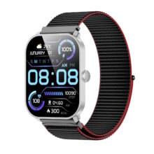 ساعت هوشمند گلوریمی مدل  SN CUSTOMIZ GS2 RESISTANCE SE صفحه نمایش رنگی , صفحه نمایش لمسی , کنترل موسیقی (Music Player) , کنترل سطح اکسیژن خون ,قابلیت مکالمه از طریق بلوتوث با بند سیلیکونی