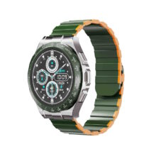 ساعت هوشمند گلوریمی مدل  KDT  M4 WATCH PRO ORGINAL دارای قابلیت های کنترل موسیقی، شمارنده ضربان قلب، گام شمار، قابلیت مکالمه از طریق بلوتوث، پشتیبانی از زبان فارسی