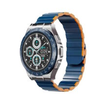 ساعت هوشمند گلوریمی مدل  KDT  M4 WATCH PRO ORGINAL دارای قابلیت های کنترل موسیقی، شمارنده ضربان قلب، گام شمار، قابلیت مکالمه از طریق بلوتوث، پشتیبانی از زبان فارسی
