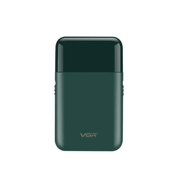 ماشین اصلاح موی صورت وی جی ار مدل v-390، منبع انرژی برق و باتری، تکنولوژی اصلاح به صورت برش مستقیم، مدت زمان شارژ 480 دقیقه و مدت زمان استفاده پس از شارژ 45 دقیقه، به همراه برس تمیزکننده، جنس تیغه استیل ضد زنگ