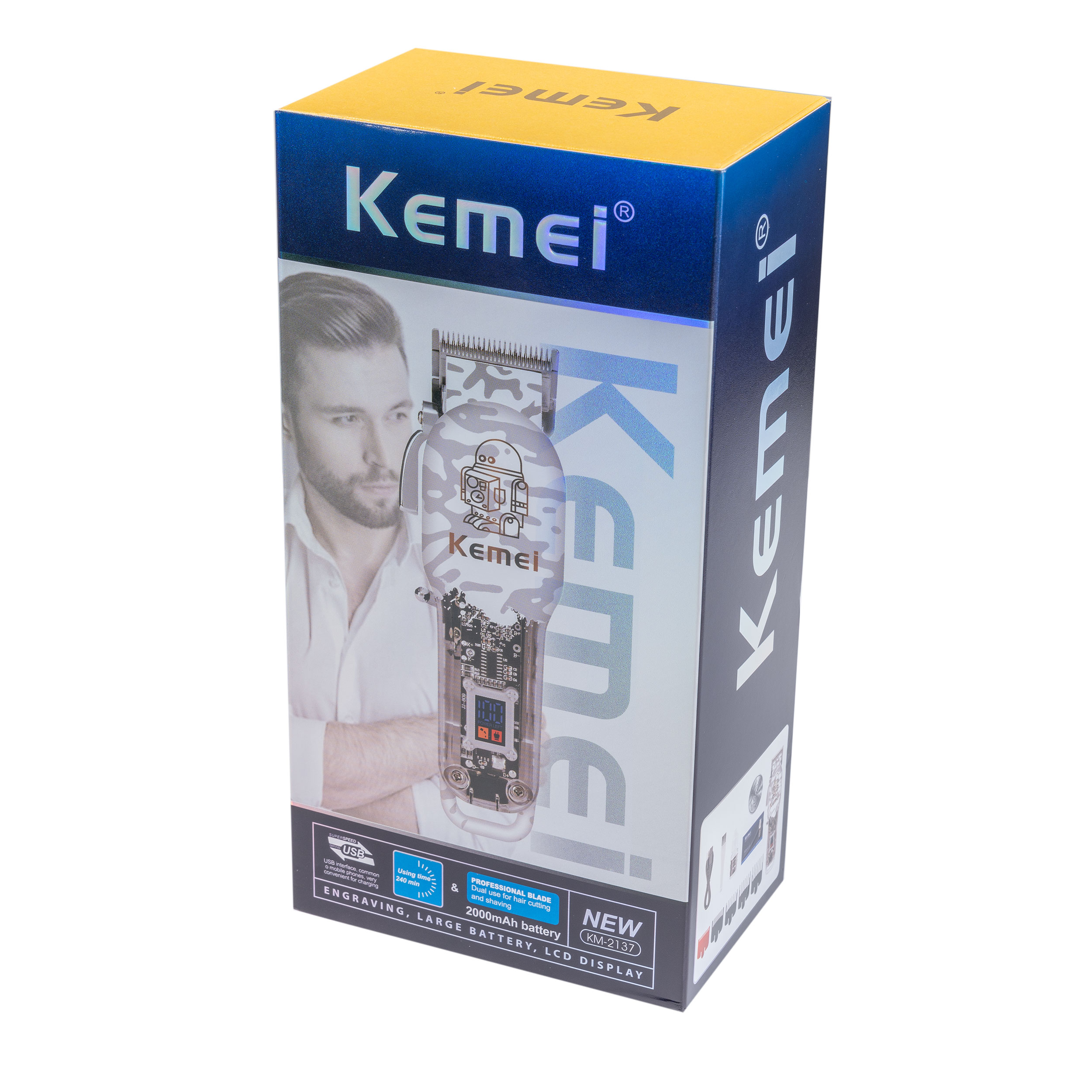 ماشین اصلاح موی سر و صورت کیمی مدل KM-2137