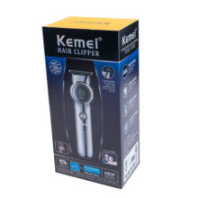 ماشین اصلاح موی سر و صورت کیمی مدل KM-1851، اصلاح به صورت صفر زن، خط زن، منبع انرژی باتری، تکنولوژی اصلاح به صورت تریمر، مدت زمان شارژ 120 دقیقه و مدت زمان استفاده پس از شارژ 180 دقیقه، به همراه برس تمیز کننده، روغن و کابل شارژ USB، دارای عملکرد توربو
