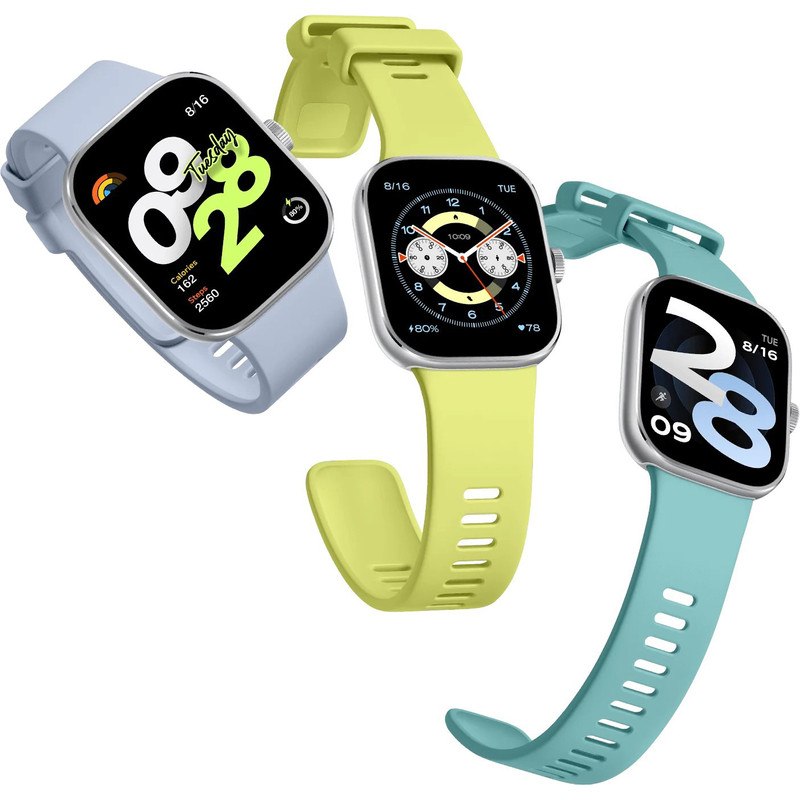 ساعت هوشمند شیائومی مدل say smart watch 4دارای قابلیت های کنترل موسیقی، شمارنده ضربان قلب، گام شمار، قابلیت مکالمه از طریق بلوتوث، بند سیلیکون