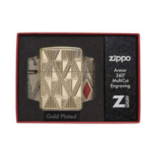 فندک زیپو مدل 29671 Luxury Diamond Design