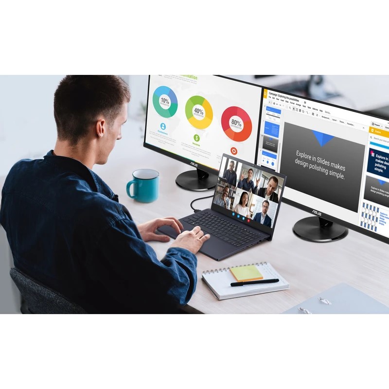 لپ تاپ 15.6 اینچی ایسوس مدل ExpertBook B1 B1500CEA-EJ0444R-i5 1135G7-16GB DDR4-1TB SSD-TN - کاستوم شده