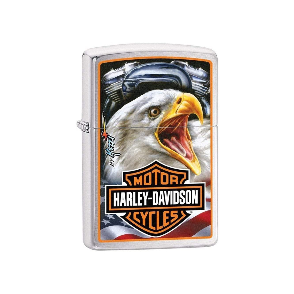 فندک زیپو مدل 200 Harley Davidson MazziI Eagl کد 29499