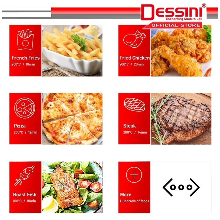 سرخ کن بدون روغن دسینی مدل D833