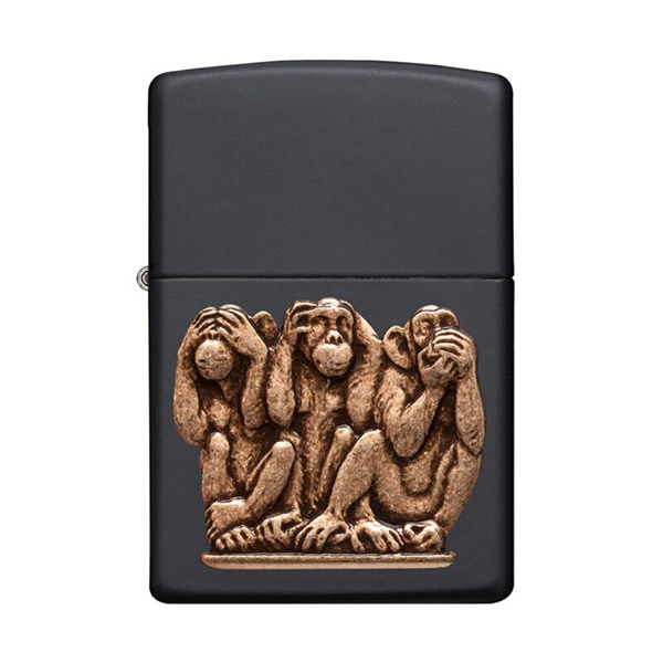 فندک زیپو مدل 218 Three Monkeys