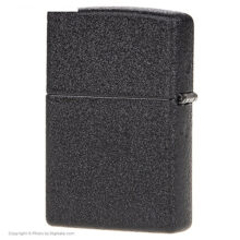 فندک زیپو مدل Reg Black Crackle کد 236