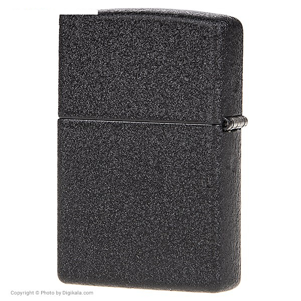فندک زیپو مدل Reg Black Crackle کد 236