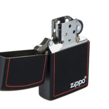 فندک زیپو مدل Black and Red کد 218ZB