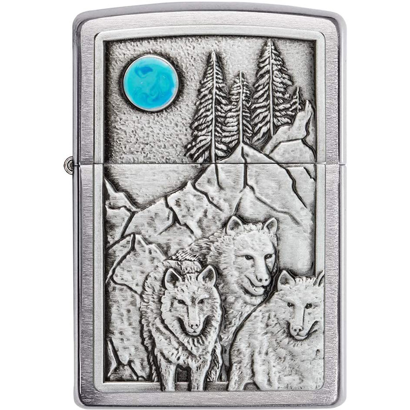 فندک زیپو مدل 49295 Wolf Pack Moon