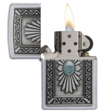 فندک زیپو مدل Southwest Sun Satin Chrome کد 29105
