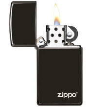 فندک زیپو مدل Slim Ebony W/Zippo کد 28123ZL