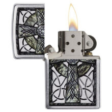 فندک زیپو مدل 29622 Celtic Cross Design