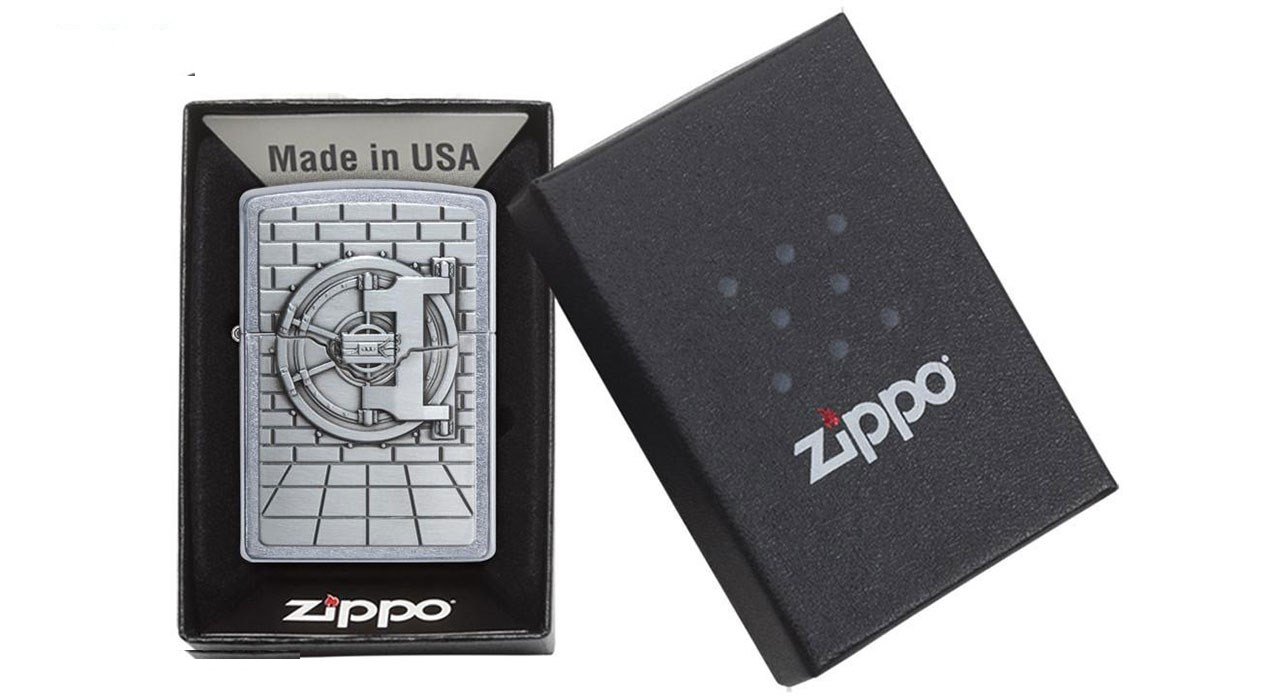 فندک زیپو مدل Safe W Gold Cash 29555