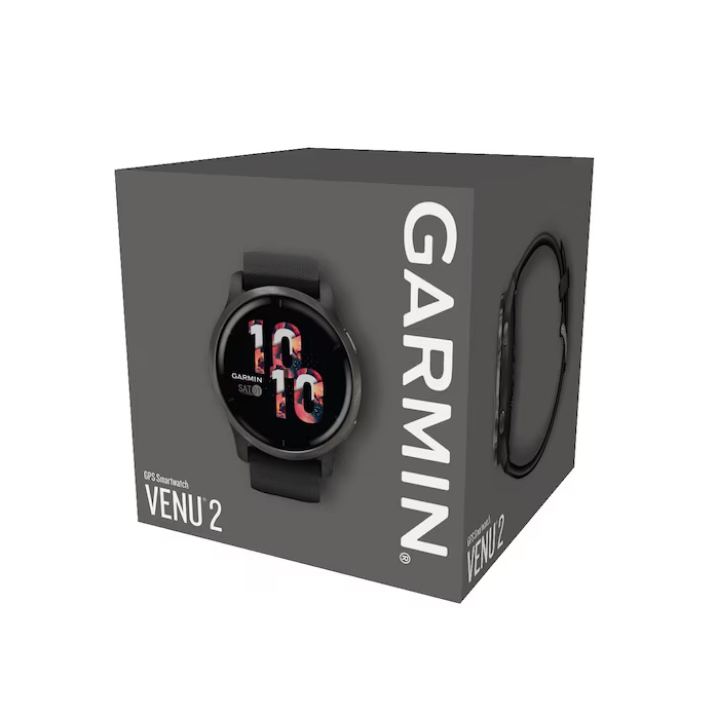 ساعت هوشمند گارمین مدل Venu 2 دارای قابلیت های صفحه نمایش رنگی، صفحه نمایش لمسی، کنترل موسیقی (Music Player)، کنترل سطح اکسیژن خون، قابلیت تغییر طرح ساعت یا تم، ضد آب بند سیلیکون