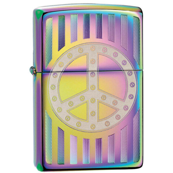 فندک زیپو مدل RIVET PEACE SIGN کد 29435