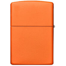 فندک زیپو مدل Reg Orange Matte کد 231