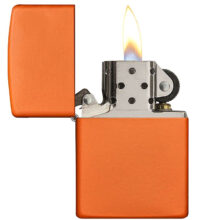 فندک زیپو مدل Reg Orange Matte کد 231