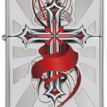 فندک زیپو مدل CROSS WITH WINGS کد 28526