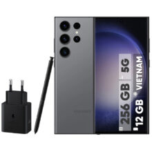 گوشی موبایل سامسونگ مدل Galaxy S23 Ultra دو سیم کارت ظرفیت 256 گیگابایت و رم 12 گیگابایت – ویتنام – به همراه شارژر 45 وات سامسونگ
