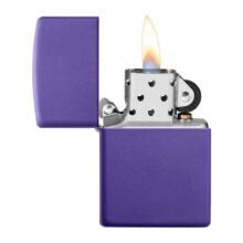 فندک زیپو مدل 237 REG PURPLE MATTE