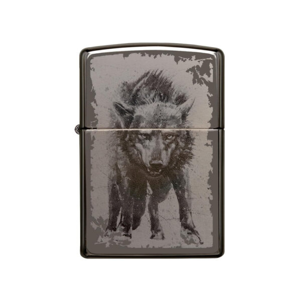 فندک زیپو مدل Wolf Design کد 49073