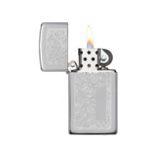 فندک زیپو مدل Chrome Venetian کد 1652