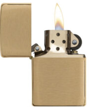 فندک زیپو مدل Brushed Brass کد 204B