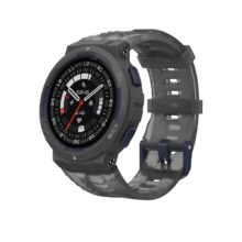 ساعت هوشمند امیزفیت مدل YAM COMPACT ACTIVE EGE دارای قابلیت های پشتیبانی از زبان فارسی در منو و سیستمعامل، قابلیت مکالمه از طریق بلوتوث بند سیلیکون