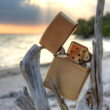 فندک زیپو مدل 204B REG BR FN BRS WO/SB