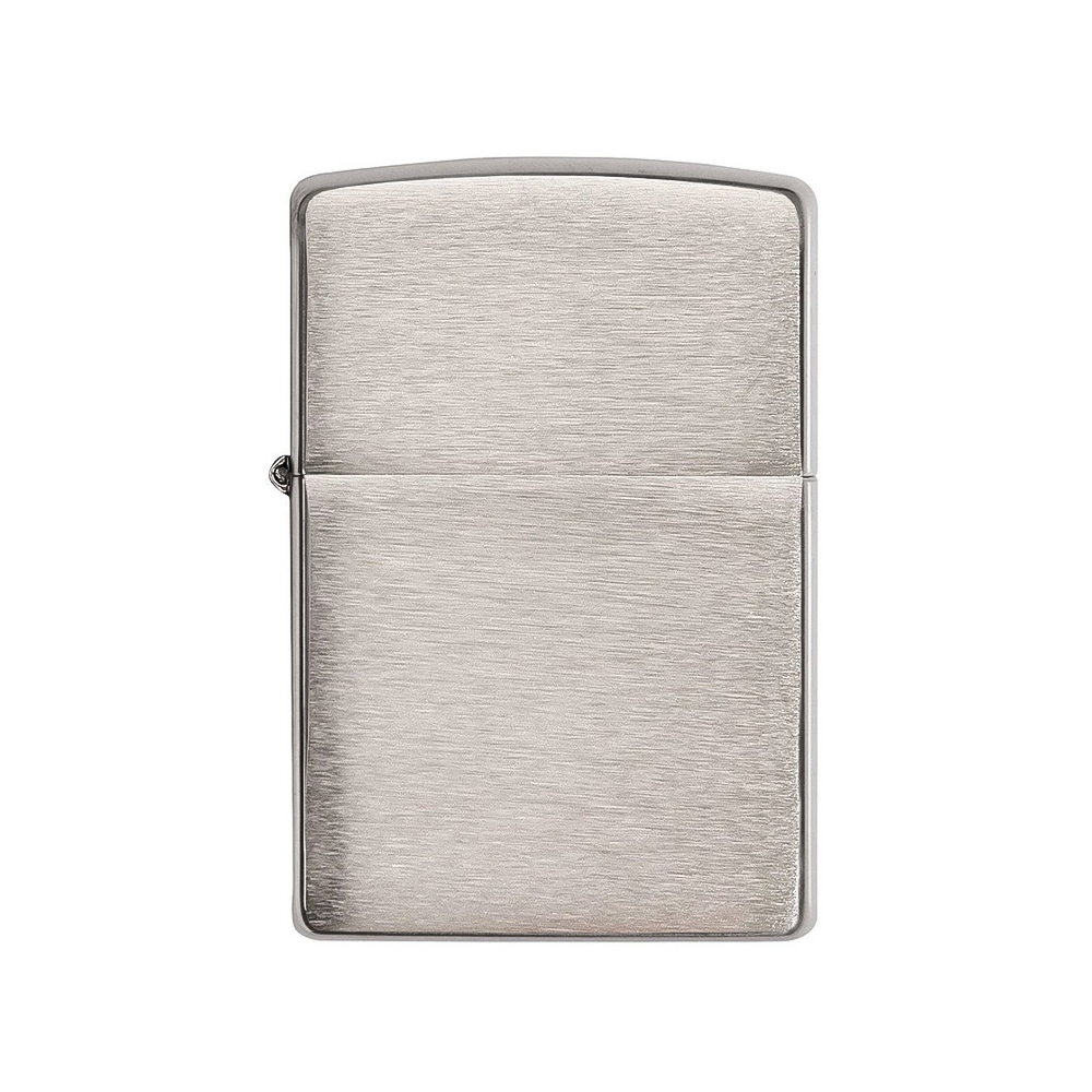 فندک زیپو مدل Reg Brush Fin CHROME کد 200