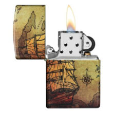 فندک زیپو مدل 49355 | Pirate ship