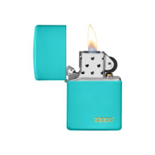 فندک زیپو مدل Flat Turquoise کد 49454Zl