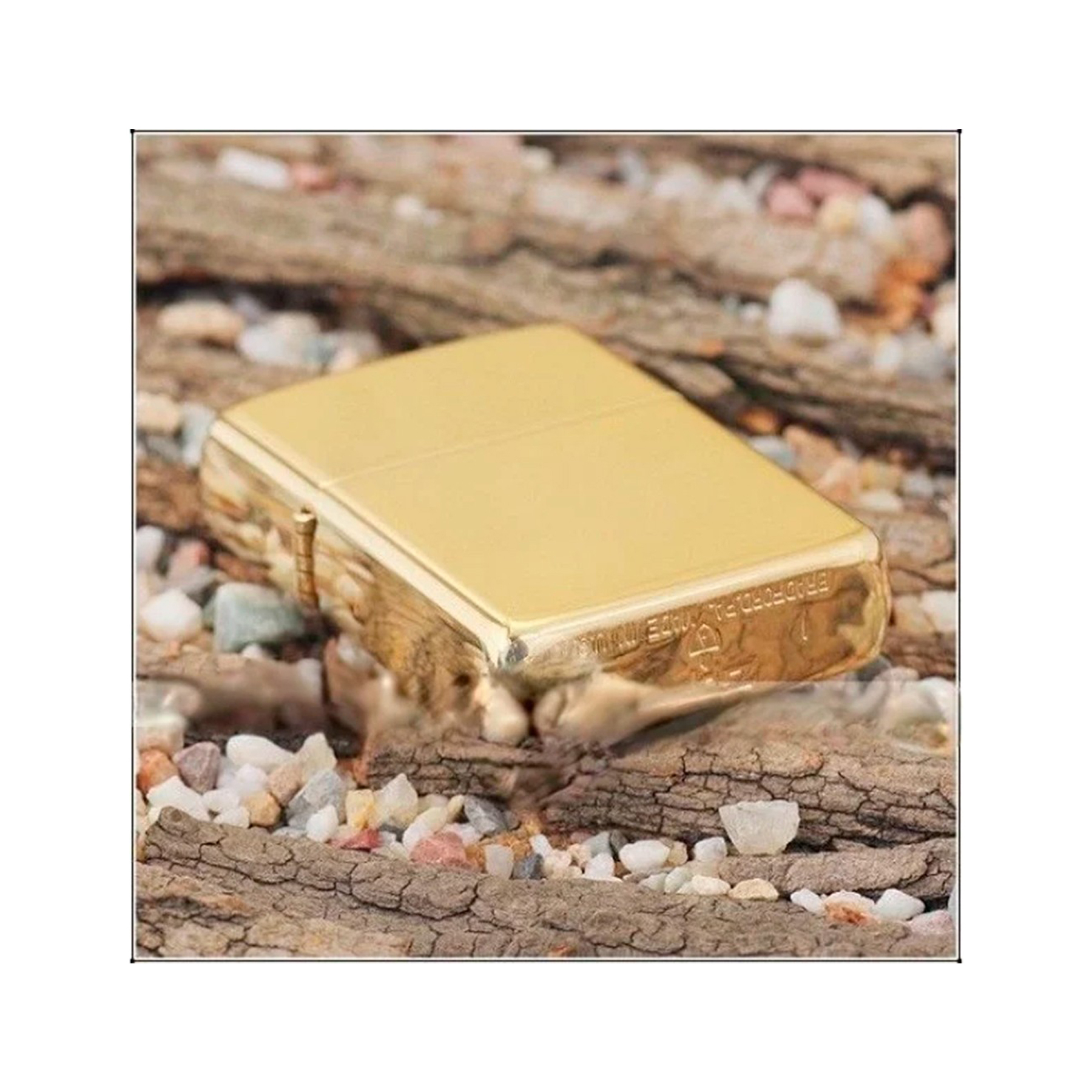 فندک زیپو مدل 169 High Polish Brass